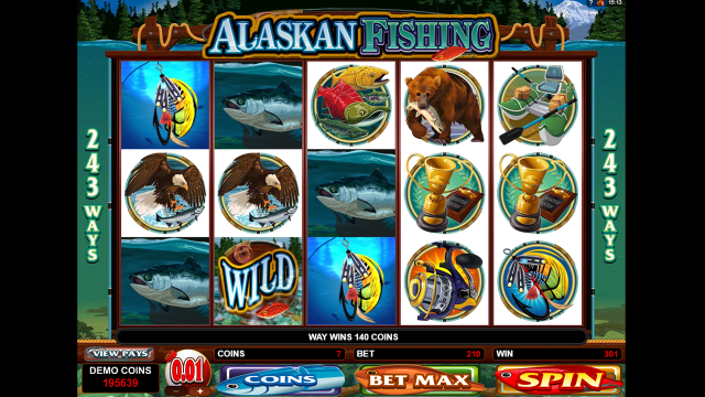 Бонусная игра Alaskan Fishing 6